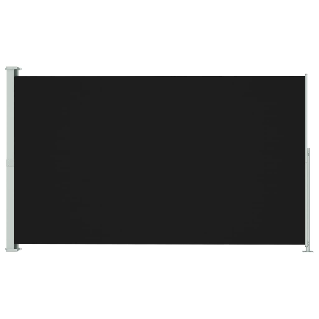 Vidaxl Garden Screen Extendable 220x300 cm svart