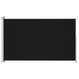 Vidaxl Garden Screen Extendable 220x300 cm svart