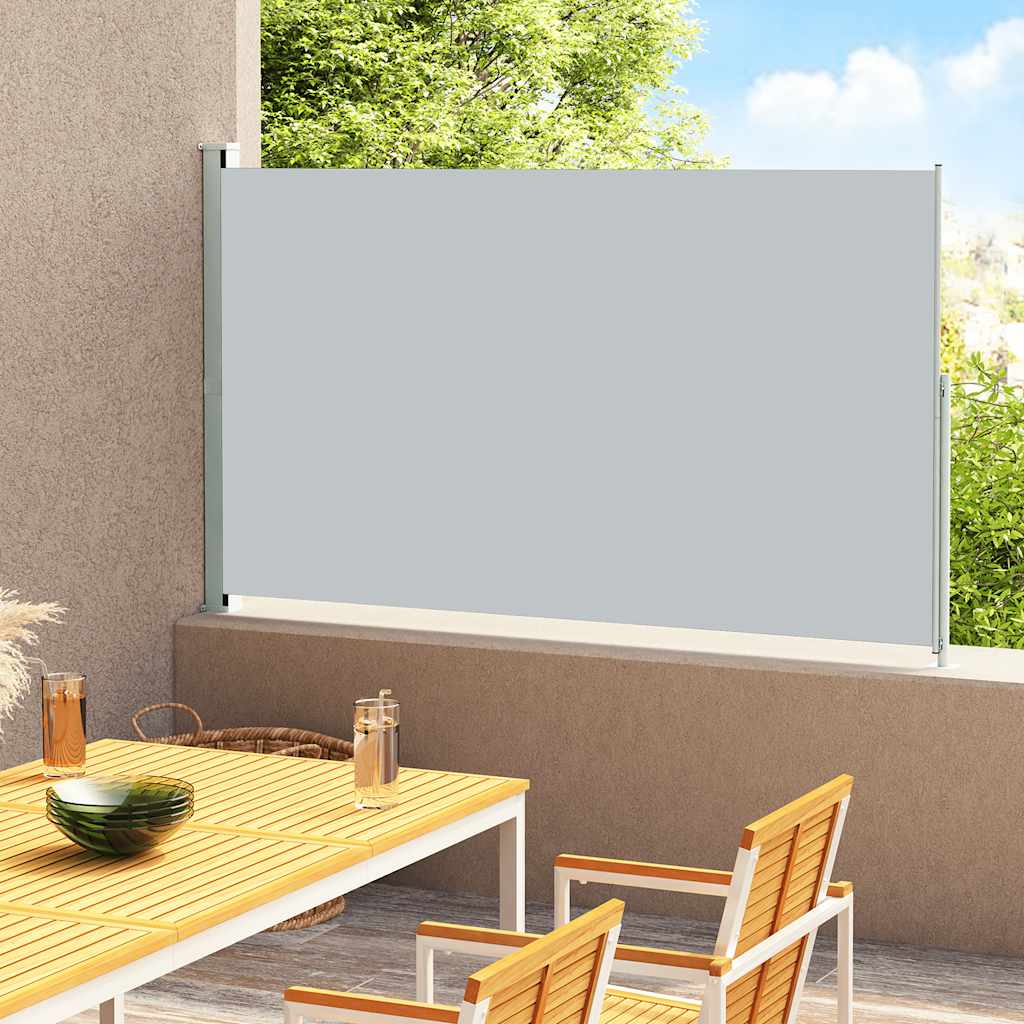 Vidaxl Garden Screen Extendable 220x300 cm grå