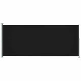Vidaxl Garden Screen ausziehbar 220x500 cm Schwarz