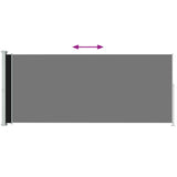 Vidaxl Garden Screen ausziehbar 220x500 cm Schwarz