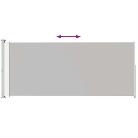 Vidaxl Garden Screen ausziehbar 220x500 cm Creme