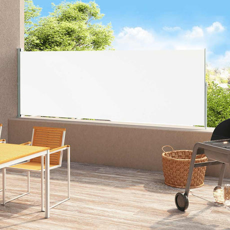 Vidaxl Garden Screen ausziehbar 220x500 cm Creme