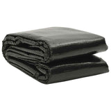 Vidaxl Schwimmbad Abdeckung Rechteckiger 800x500 cm pe schwarz