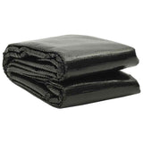 Vidaxl Schwimmbad Abdeckung Rechteckig 1000x600 cm pe schwarz