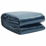 Vidaxl Pool Folie Solar schweben 210 cm pe schwarz und blau
