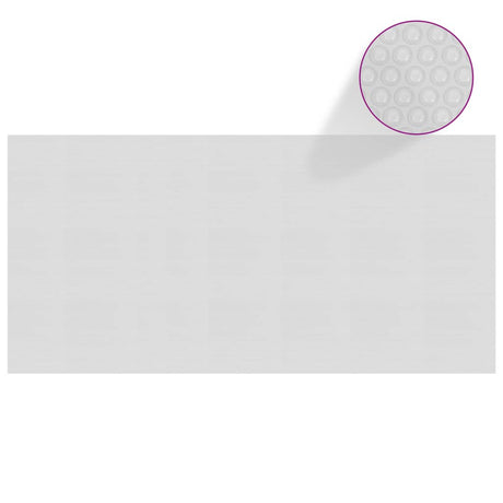 Vidaxl Pool Folie Solar schweben 450 x 220 cm pe grau