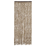 Vidaxl Fly Cundain 56x185 cm Chenille Beige a Brown