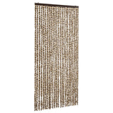 Vidaxl Fly Cundain 100x220 cm Chenille Beige a Brown