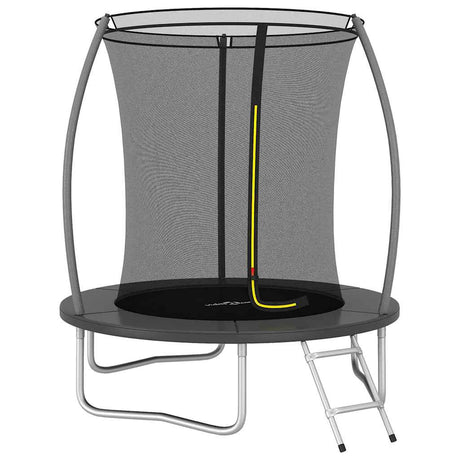 Vidaxl -Trampolin -Set um 80 kg 183x52 cm