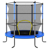 Vidaxl -Trampolin mit Sicherheitsnetz um 140 x 160 cm blau