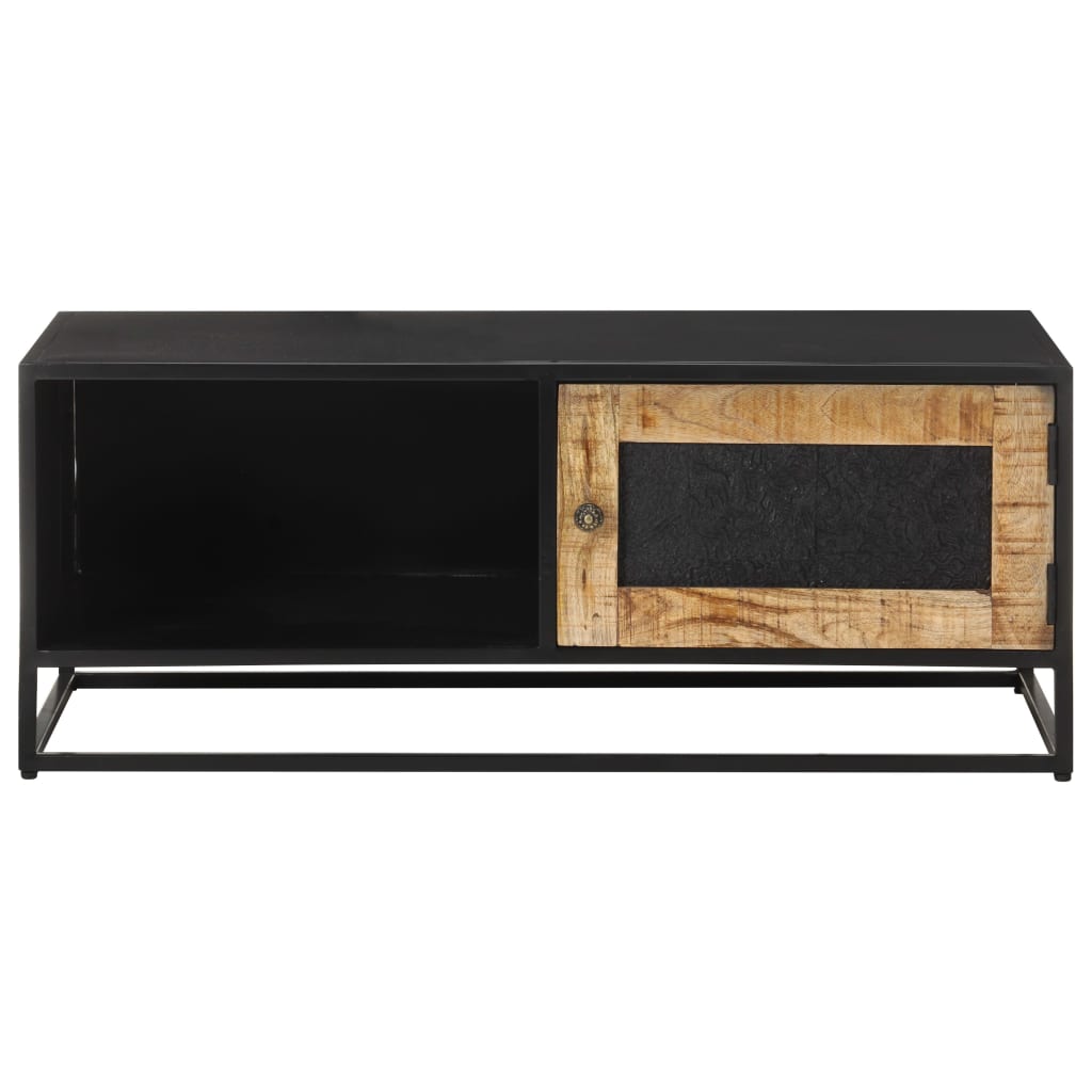 Vidaxl salontafel 90x50x35 cm ruw mangohout