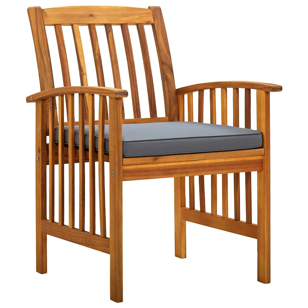 Vidaxl tuinstoelen 2 st met kussens massief acaciahout