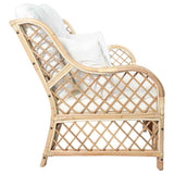 Vidaxl tweezitsbank rattan