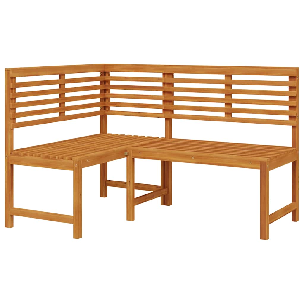 Vidaxl tuinhoekbank 140 cm massief acaciahout