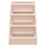 Vidaxl Hundetreppe faltbare 62 x 40 x 49,5 cm Creme