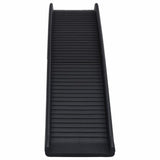 Vidaxl Hundesteife faltbar 155.5x40x15,5 cm Schwarz