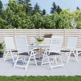 Vidaxl Gartenstuhlkissen 6 Stcs 40x40x4 cm Oxford Stoffanthrazit -gelöscht