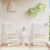 Vidaxl Garden Stuhl Kissen 2 Stcs 40x40x4 cm Oxford Stoff Beige beige