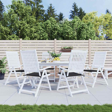 Vidaxl Gartenstuhl Kissen 6 ST 40x40x4 cm Oxford Stoff schwarz