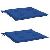 Vidaxl Gartenstuhl Kissen 2 Stcs 40x40x4 cm Oxford Fabric Royal Blau