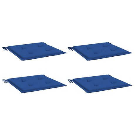 Vidaxl Gartenstuhl Kissen 4 Stcs 40x40x4 cm Oxford Fabric Royal Blue