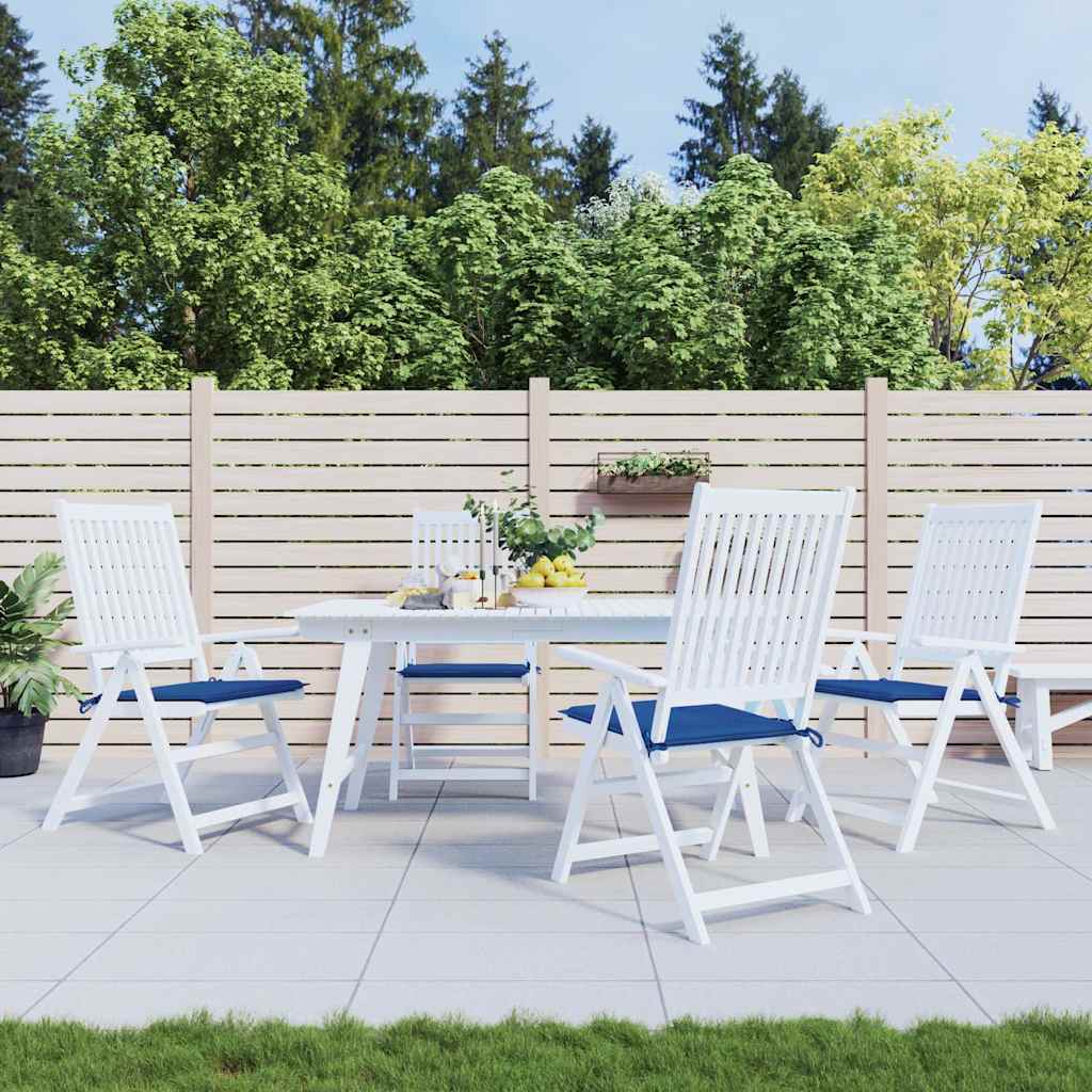 Vidaxl Gartenstuhl Kissen 4 Stcs 40x40x4 cm Oxford Fabric Royal Blue