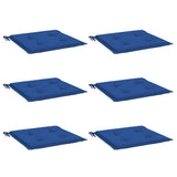 Vidaxl Gartenstuhl Kissen 6 Stcs 40x40x4 cm Oxford Fabric Royal Blue