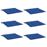 Vidaxl Gartenstuhl Kissen 6 Stcs 40x40x3 cm Oxford Fabric Royal Blue