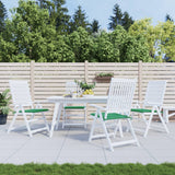 Vidaxl Gartenstuhl Kissen 4 ST 50 x 50 x 3 cm Oxford Stoff grün