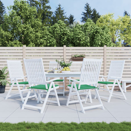 Vidaxl Gartenstuhl Kissen 6 ST 50x50x3 cm Oxford Stoff grün