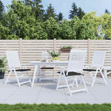 Vidaxl Gartenstuhl Kissen 4 ST 50 x 50 x 4 cm Oxford Stoff schwarz