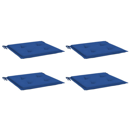Vidaxl Gartenstuhl Kissen 4 ST 50 x 50 x 3 cm Oxford Fabric Royal Blau