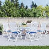 Vidaxl Gartenstuhl Kissen 6 ST 50 x 50 x 3 cm Oxford Fabric Royal Blau