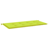 Vidaxl Garden Bench Poduszka 100x50x3 Cm Oxford Fabric Bright Green