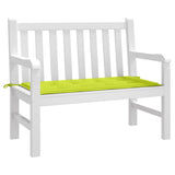 Vidaxl Garden Bench Kissen 100x50x3 cm Oxford Stoff hellgrün