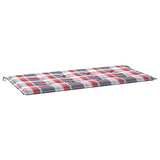 Vidaxl Garden bench cushion 100x50x3 cm Oxford fabric diamond pattern red