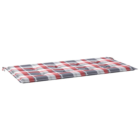 Vidaxl Gartenbank Kissen 100x50x3 cm Oxford Stoff Diamond Muster rot