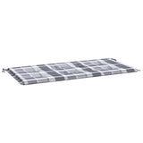 Vidaxl Gartenbank Kissen 100x50x3 cm Oxford Stoff Diamond Muster grau