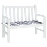 Vidaxl Gartenbank Kissen 100x50x3 cm Oxford Stoff Diamond Muster grau