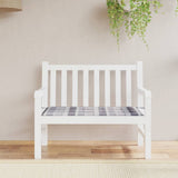 Vidaxl Gartenbank Kissen 100x50x3 cm Oxford Stoff Diamond Muster grau
