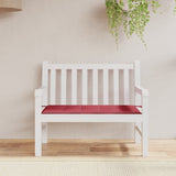 Vidaxl Garden Bench Poduszka 120x50x3 Cm Oxford Fabric Wine Red