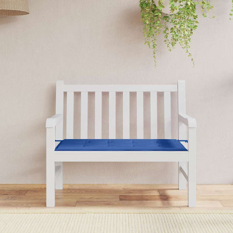 Vidaxl Garden Bench Kissen 120x50x4 cm Oxford Fabric Royal Blau