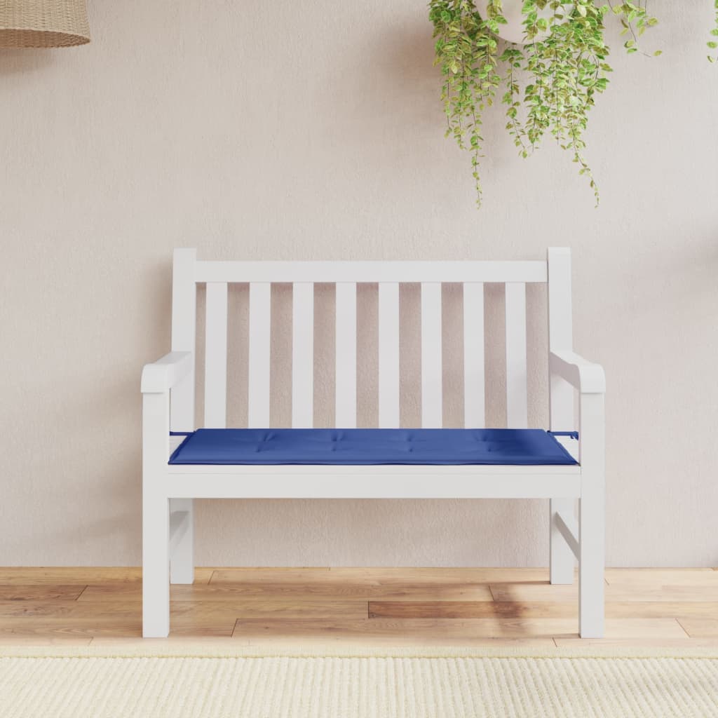 Vidaxl Garden Bench polštář 120x50x3 cm oxford tkanina královská modrá