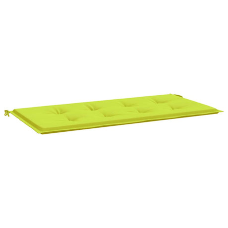Vidaxl Gartenbank Kissen 120x50x4 cm Oxford Stoff hellgrün