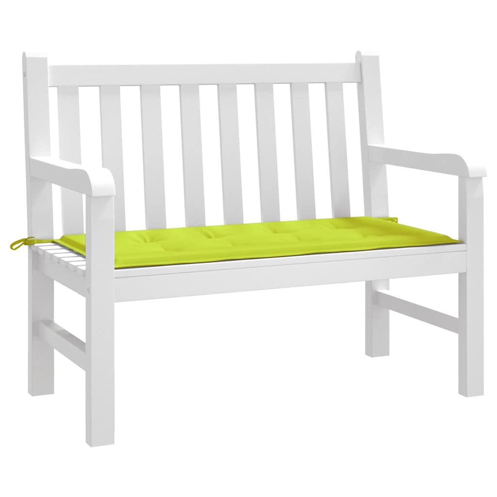 Vidaxl Gartenbank Kissen 120x50x4 cm Oxford Stoff hellgrün