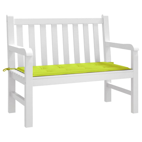 Vidaxl Gartenbank Kissen 120x50x4 cm Oxford Stoff hellgrün