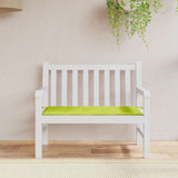 Vidaxl Gartenbank Kissen 120x50x4 cm Oxford Stoff hellgrün