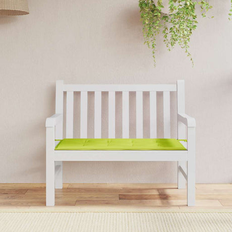 Vidaxl Gartenbank Kissen 120x50x4 cm Oxford Stoff hellgrün
