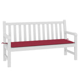 Vidaxl Garden Bench Cushion 150x50x3 CM Oxford Fabric Wine Red